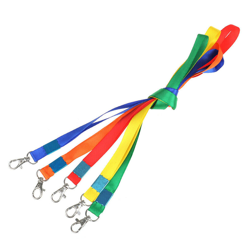 1x Hanging neck rope lanyard mobile phone strap badge holder keys buckle strapME