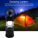 2 In 1 With Fan Outdoor Portable ABS Tent Battery Operated Led Camping Lantern
