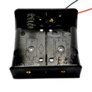 Batteries Storage Box Case DIY Holder for D SIZE batteries W/ Wire Lead 2 slot