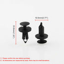 120Pcs Car Body Trim Clips Retainer Bumper Rivets Screws Panel Push Fasten WJI