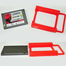 2.5 to 3.5 Inch SSD Notebook HDD Hard Disk Mounting Adapter Dock Holder Red