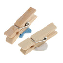 50pcs Spring Wood Clips Clothes Photo Paper Peg Pin Clothespin Scrapbooking