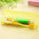 Pack of 4 Different Color Travel Toothbrush Toothpaste Holder Case for Trav M3T7