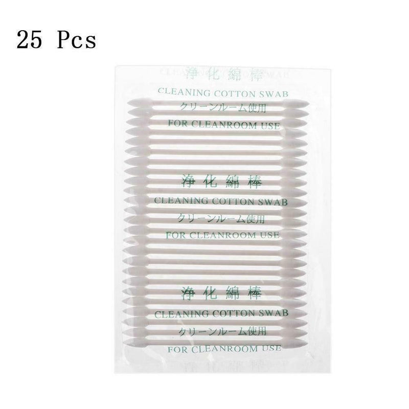 25Pcs/set Cotton Disposable Stick Cleaning Tool For Airpods Airpod Case