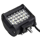 LED Work Light Bars 72W 7200LM Quad Rows Offroad Driving Spot Beam Jee VVT