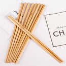 5pairs Reusable Natural Wavy Wood Chopsticks Chinese Chop Sticks Food Sticks  TE