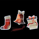 With Rope 12pcs New Year Christmas Pendants Gifts Tree Decor Home DecoratioSEAU