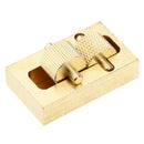 Leather Craft Making Tool Oil Painting Box + 2pcs Brass Rollers DIY Hand Making