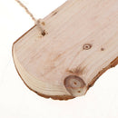 Natural Wood Signs, Unfinished Tree Bark Wooden Slices Blank Plaque Wood Pieces