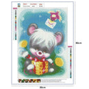 5D DIY Full Drill Diamond Painting Animal Cross Stitch Wall Art (Cartoon03)