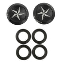 1 Pair Handlebar Handle Plug Aluminum Alloy Bicycle Mountain Bike O2C7