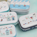 Mini tin trinket jewelry coin box tinplate storage case small-rectangular Be- Gw