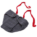 Newborn baby handmade crochet point clothing support photo costume hat + pa