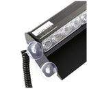 8 LED Strobe Dash/ Deck/ Windscreen Light Bar Beacon, blue and Red