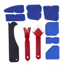 10pcs Home Remover Caulk Finisher Sealant Smooth Scraper Grout Kit Tools