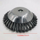 6 Inch Break-Proof Wired Round Edge Mower Grass Trimmer Head Brush Cutter B