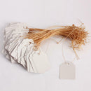 100pcs Waterproof Strip Line Gardening Labels Signs Plant Hanging Tags Gray