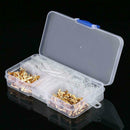 120pcs 3.5mm Connection Terminal Male & Female With Insulation Cover YQF