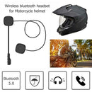 MH04 Motorcycle Helmet Headset Wireless Bluetooth 5.0 Hands Free Headphones