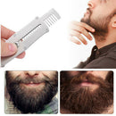 Stainless Steel Men's Hair Beard Comb Male Mustache Shaving Brush Pocket  OZ