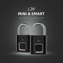 Padlock For Bag Door Lock With Smart Key Lock Without Key ID Fingerprint Anti