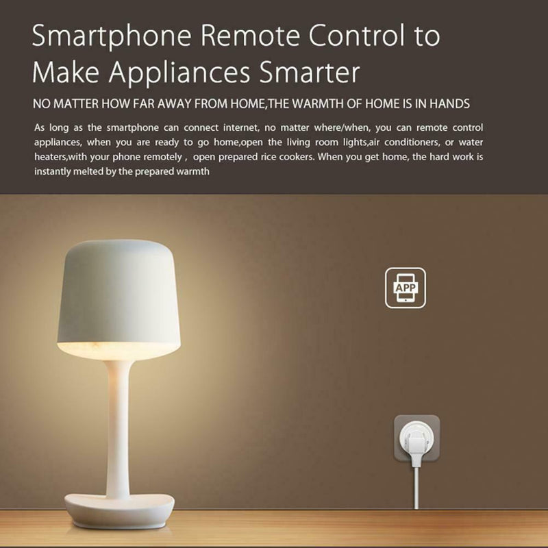 WiFi US Smart Plug Socket Timing Switch Remote Control with Alexa/Google