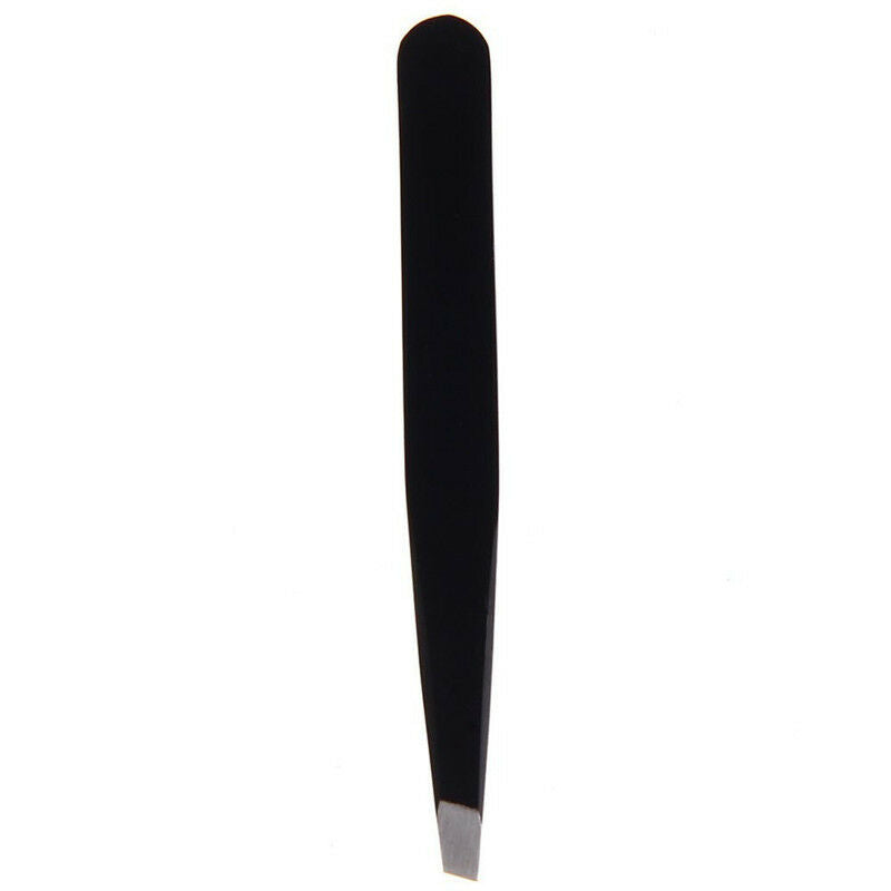 Professional Eyebrow Tweezer Slanted Hair Beauty Woman Beauty Makeup Black Tw