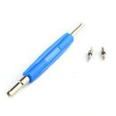 Dual Head Valve Core Remover with 2pcs Valve Cores Car Air Conditioning Repair