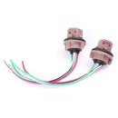 T20 7443 Bulbs Socket Brake Turn Signal Light Harness Wire LED Tail Plug Adapt3C