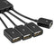 4 Port Micro USB Power Charging OTG Hub Cable Adapter For Android Phone Tablet
