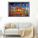 5D DIY Full Drill Diamond Painting Castle Cross Stitch Embroidery Mosaic