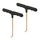 2x Durable Trampoline Springs Puller Pulling Tool T-Hook Install Unbreakable