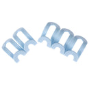 5 Pcs Creative Mini Hangers Plastic Home Easy To Hook Wardrobe Storage Rack A3L4