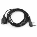 2 Pin Orifice K Head Male to Female Extend Cord Earphones Cable Walkie Talkie fd