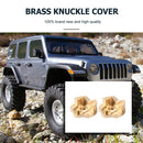 For RC Axial Capra 1.9 SCX10III 2pcs Brass Counterweight Cup Cover Car Accessory