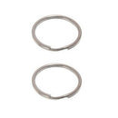 1X(100 Large 30Mm Split Ring Keyring Key Holder Loop Hoop