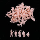 1/150 Scale Worker Action Figures N Train Roadway Scene Building Props Accs