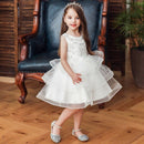 Summer Floral Girls Tutu Dresses Baby Wedding Dress for Kids Sequin Kids Dr K7V2