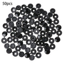 50Pcs Plastic Hinged Screw Cover Fold Cap Button For Furniture Decorative Cover