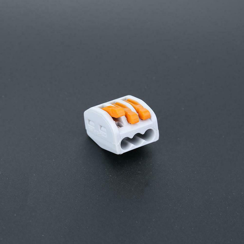 30pcs Universal Compact Wire Connector Conductor Terminal Block with Lever