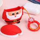 Santa Claus Soft Silicone Headset Dustproof Case Cover Storage Box for AirPods