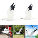 2pcs Creative Handcraft Foam Flying Seagull Statue Wall Hanging Art Decor for