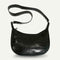 Women Retro Shoulder Bags Leather Money Purse Messenger Handbag (Black) A