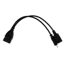 USB 2.0 Data Charge Y Splitter Micro USB Host OTG Cable USB Power Cable