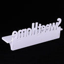 Wood 4 Hooks Storage Rack Wall Mounted Home Bathroom Hanging Shelf Holder