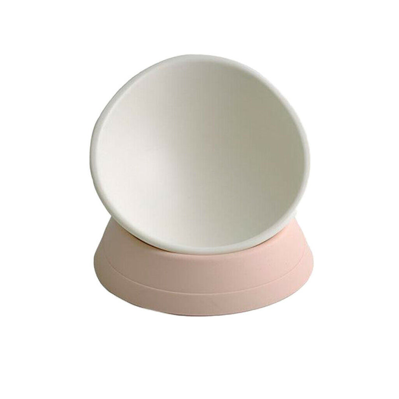 2Pieces Kitten Kitty Dog Elevated Bowls Pet Raised Feeder Container w/ Stand