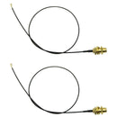 6dBi 2.4GHz 5GHz Dual Band WiFi RP-SMA Antenna + 1x 12cm U.fl IPEX Cable N8SBD~