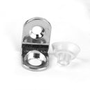 10pcs Suction Cup Bottle MarkBase Metal Plate Glass Shelf