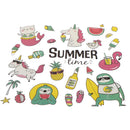 clothes flamingo  patches heat transfer stickers diy iron on appliques ME