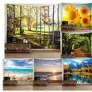 Natural Life Wall Hanging Decor Tapestry Throw Panel Bedspread 180x180cm b